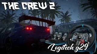The Crew 2 - Нубовское вождение или как я играю на руле Logitech g29