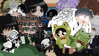 ♪ Bl Manhwa React to Anime ||🇧🇷🇺🇸|| Part | ♪