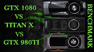 Nvidia GTX 1080 4K Benchmarks vs GTX 980TI vs TITAN X vs GTX 1070 vs GTX 980
