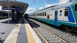 Treno Regionale+Locomotore E464.344 Regionale 21942 Melito di Porto Salvo-Rosarno