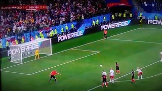 Denmark saves Croatia Penalty shot