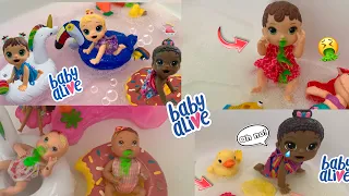 BABY ALIVE Bath Videos Compilation
