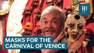 Here's the painstaking, 2-week process that goes into making masks for the Carnival of Venice