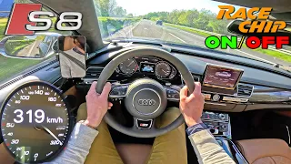 AUDI S8 PLUS 605HP | RaceChip GTS Black - STOCK vs TUNED