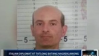 Italian diplomat at 3 batang nagreklamong minolestya umano niya, nagharap sa piskalya