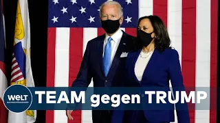 US-WAHLKAMPF 2020: Biden und Harris erklären sich zum demokratischen Traumpaar