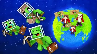 Why Did JJ Family Kick Mikey Family Out Of The Planet in Minecraft? (Maizen)