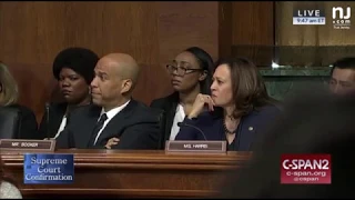 Cory Booker refuses to vote on Brett Kavanaugh.