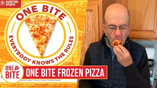 My Dad's Frozen Pizza Review - One Bite Pizza
