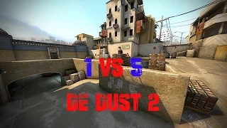 [CS:GO] 1V5 ACE ON DE DUST 2!!!