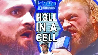 Edge literally Pulls Up on Seth Rollins - H3LL In A Cell Match issued - Smack Down 10/8/21