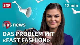 SRF Kids News: «Fast Fashion» – Sollten wir unser Kaufverhalten überdenken? | Kindervideos