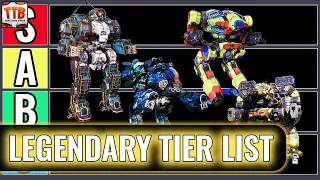 LEGENDARY MECHS TIER LIST for Mechwarrior Online - Best mechs to buy!