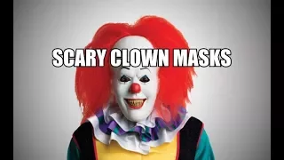 Scary Clown Masks - Creepy Clown Masks!