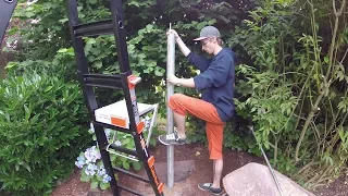 Fabriquer un ancrage permanent pour installer une slackline sans arbre  | Partie 1/4