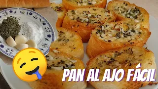 Pan al Ajo fácil al sartén, sin horno | Riquísimo | Cocina con Jespi