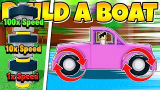 HOW TO MAKE HYPERSPEED WHEELS IN Build a Boat! *FAST*