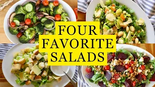 FAVORITE SALADS from Scratch | So easy, nutritious and delicious! 🥗