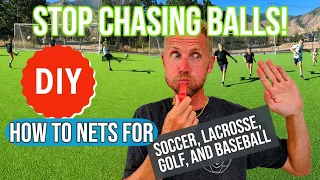 DIY sports nets - How To build soccer, golf, and batting cages