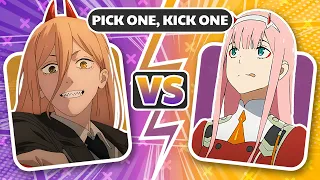 Pick One Kick One! 🤩 | 80 Anime Characters 🔥