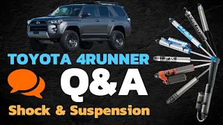 Frequently Asked Questions about the Toyota 4Runner Suspension