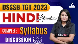 DSSSB TGT Syllabus 2023 | DSSSB TGT Hindi Syllabus 2023