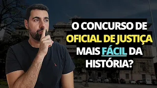 Será que esse será o Concurso de OFICIAL DE JUSTIÇA DO TJSP MAIS FÁCIL DA HISTÓRIA? Eu acho que...