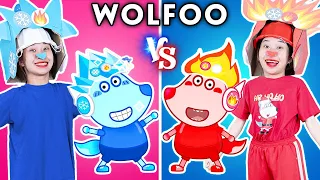 Fire Wolfoo Vs Ice Wolfoo - Parody The Story Of Wolfoo and Friends | Woa Parody