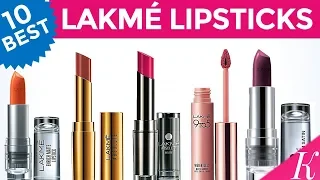 10 Best Lipstick Shades from Lakme at very reasonable Price | Vibrant Colours from Lakme