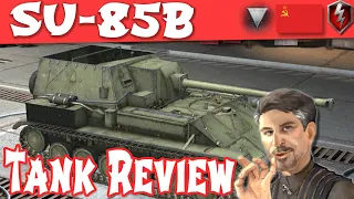 SU-85B WOT Blitz Tank Review / Guide Soviet Tier 4 Tank Destroyer | World of Tanks Blitz