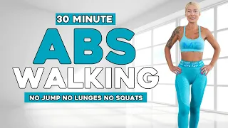 30 MIN TABATA TURBO WALKING AB FOCUSED For Weight Loss Knee Friendly No Jumping No Repeat