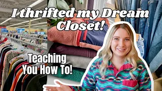 How I Thrifted my Dream Wardrobe! + Thrifting Tips