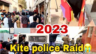 2023 POLICE AUR PATANGBAZ ||Police Raid kite flying || Basant video patang baazi