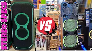 #jbl PARTYBOX ULTIMATE VS #panasonic TMAX50 MEDIASHOP SOUND TEST 🎵HALF VOLUME BASS TEST🎶