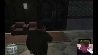 Зашел побегать в GTA 4 Улетел на мотике !!!