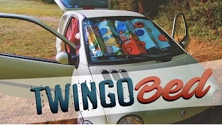 Twingo Bed ! Dormir dans sa voiture