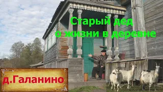 Деревни в глубинке России. Галанино. Старый дед вспоминает о жизни в деревне. Полное запустение.