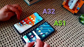 Samsung Galaxy A51 VS Galaxy A32 ЧТО ЛУЧШЕ? СРАВНЕНИЕ