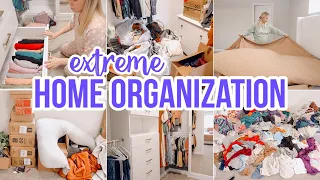 EXTREME HOME ORGANIZATION // CLEAN WITH ME // DECLUTTERING AND ORGANIZING // BECKY MOSS