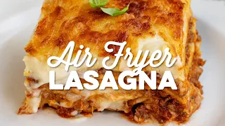 Easy Air Fryer Lasagna | Supergolden Bakes