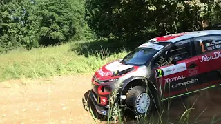 Rally Estonia 2018 Breen close call