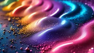 Lipstick, Glitter, and Eyeshadow Slime Mixing