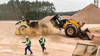 50 Extremely Dangerous Idiots Heavy Equipment Operator Skills | Dump Truck, Car Fails Compilation