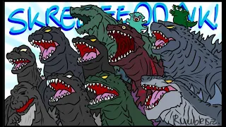 Godzilla KOTM | Godzilla's 12 Days of Christmas! (Godzilla Comic Dub)