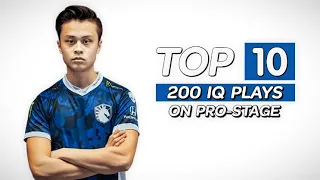 ТОП 10 САМЫХ ГЕНИАЛЬНЫХ МОМЕНТОВ НА PRO-СЦЕНЕ В CS:GO