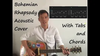 Bohemian Rhapsody - Queen - Acoustic Cover by Tak | With Tabs & Chords