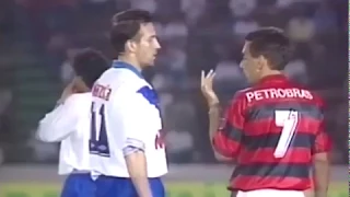 Romário e Edmundo contra o Vélez! Porrada e Flamengo 3x0.