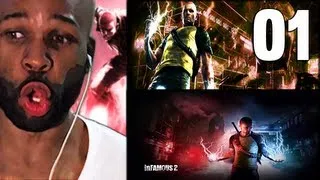 inFamous 2 Gameplay Walkthrough Part 1 - THE BEGINNING (Lets Play / Playthrough)