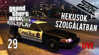 GTA 5 RolePlay - 29.Rész (Hekusok Szolgálatban) - Stark LIVE /NF