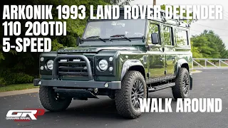 Arkonik 1993 Land Rover Defender 110 200Tdi 5-Speed: Walk Around